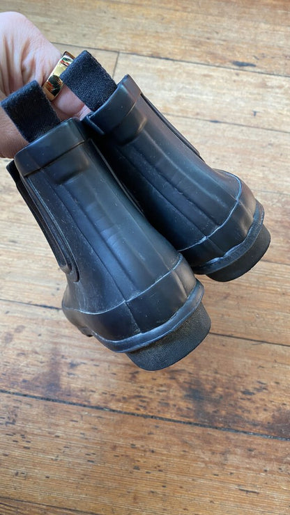 Ankle Black Rainboots