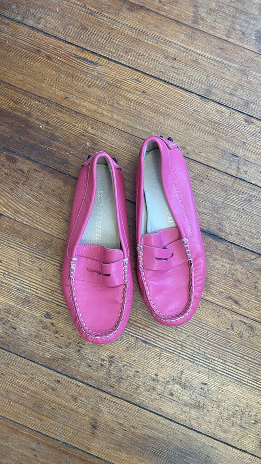 Pink Leather Loafers (size 37)