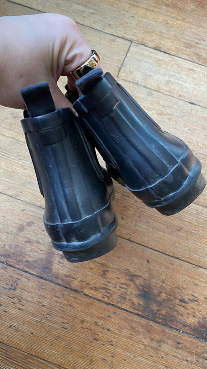 Ankle Black Rainboots