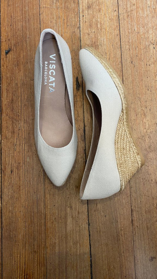 Pointed Espadrille Wedge (size 39)