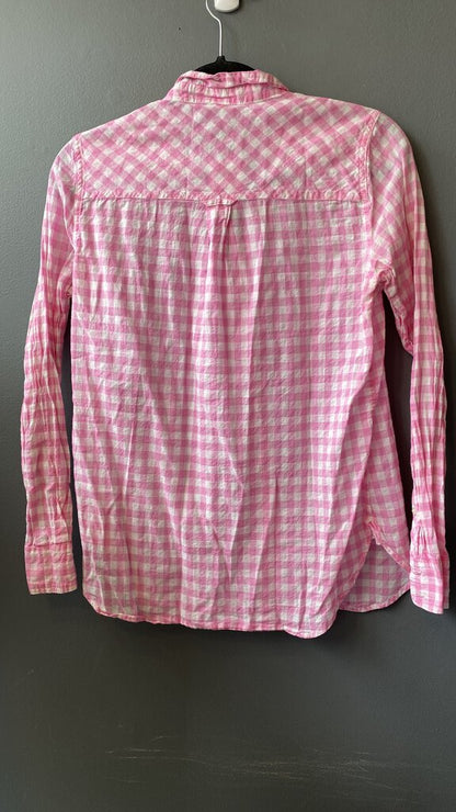 Gingham Tissue Button Up