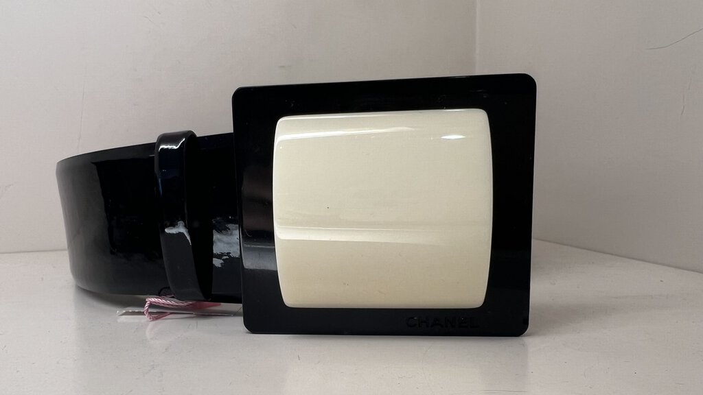 Patent Leather Wide Belt