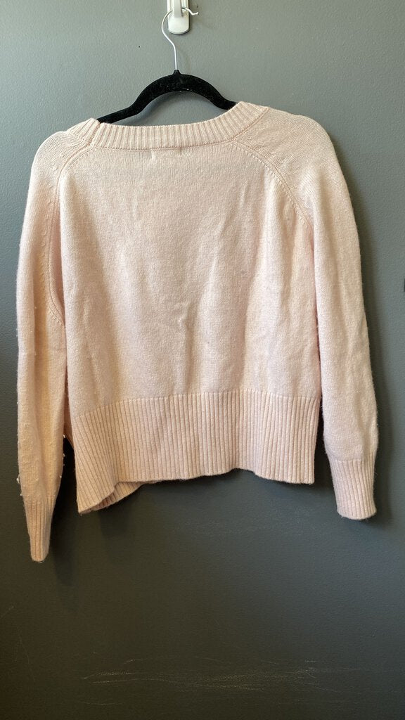 Crop Cashmere Crewneck Sweater