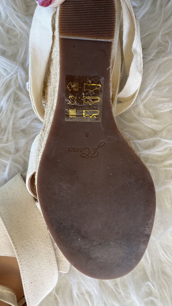 Lace Up Espadrille Wedges