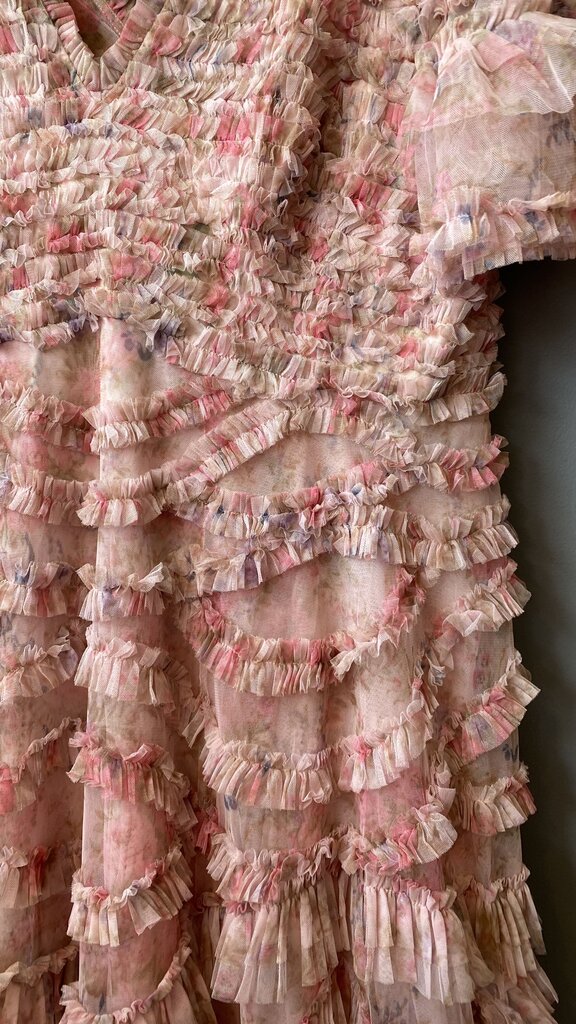 Tulle Ruffle Gown