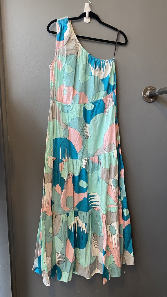 One Shoulder Maxi Dress