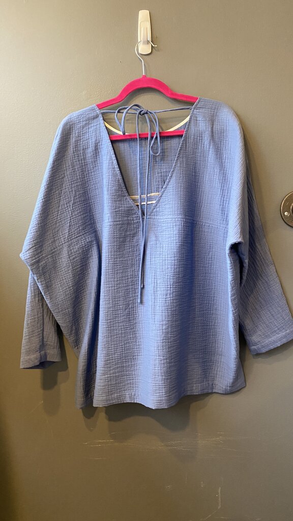 Heavy Gauze Oversized Blouse