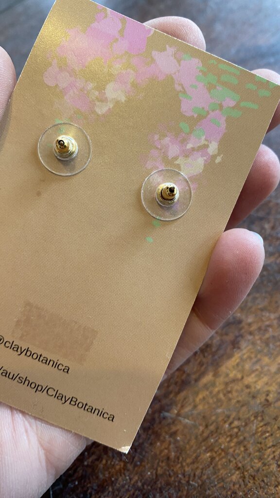 Painted Clay Earrings