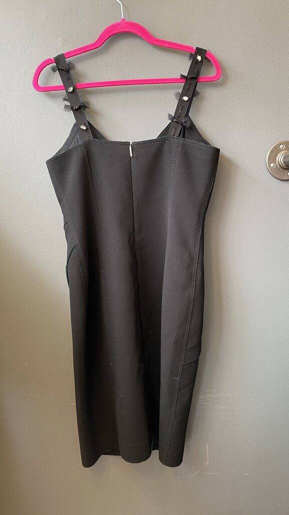 Knit Rhinestone Strap Dress