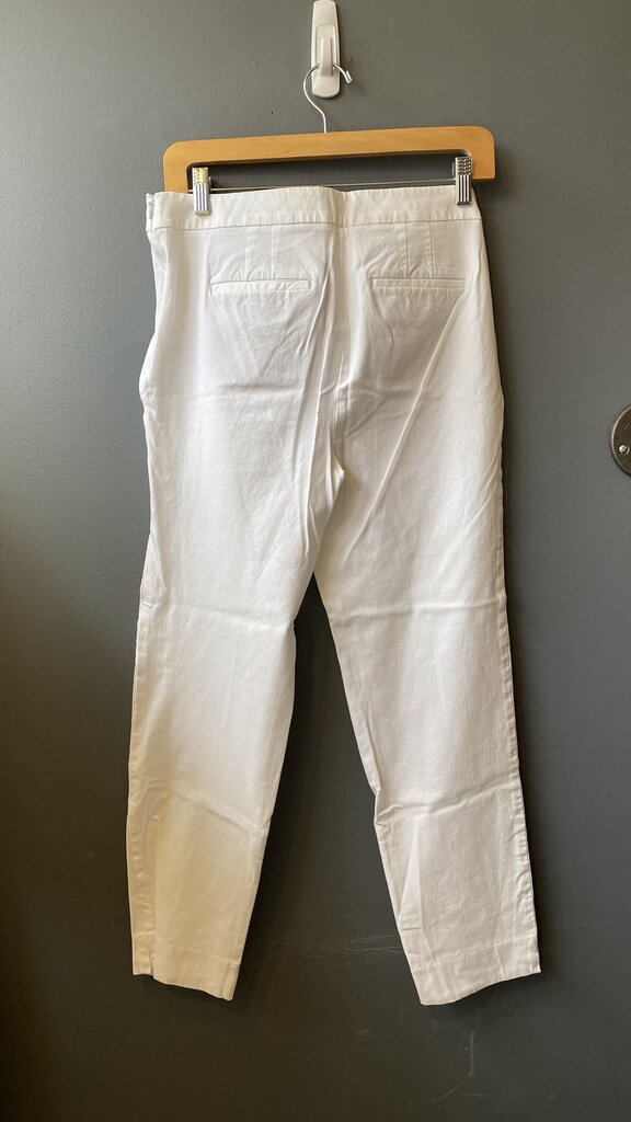 Chatham Crop White Pants