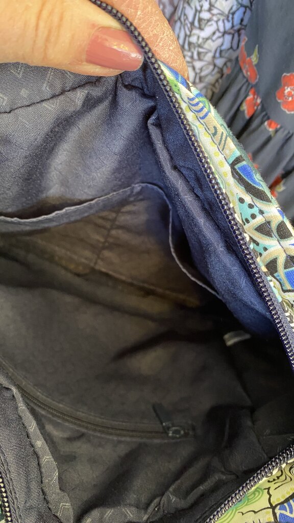 Quilted Paisley Crossbody Bag