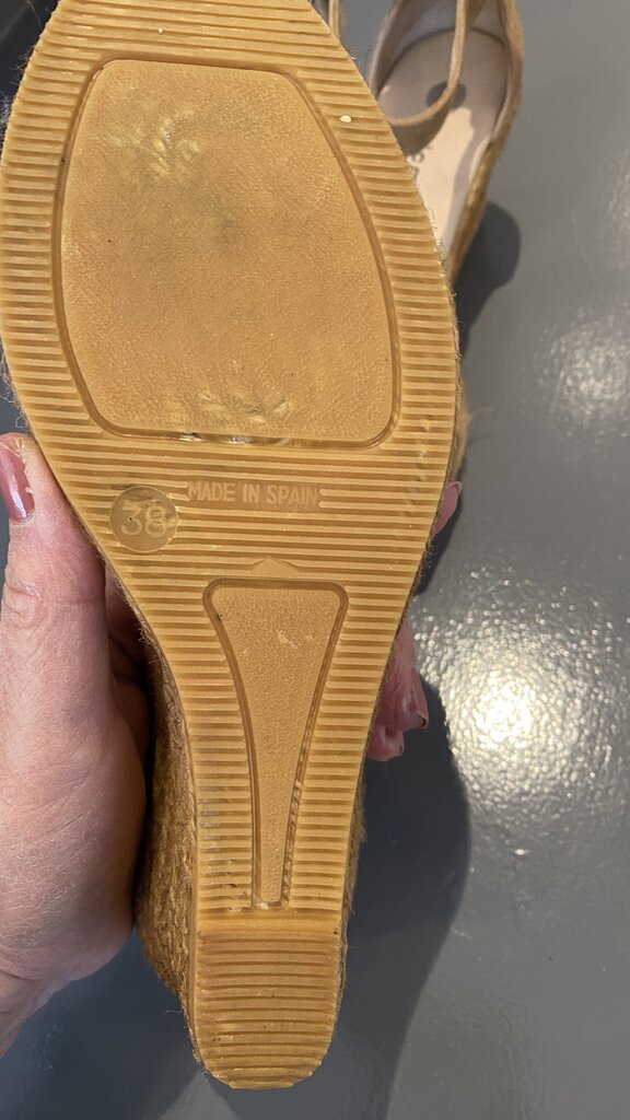 Ankle Strap Espadrille Wedges