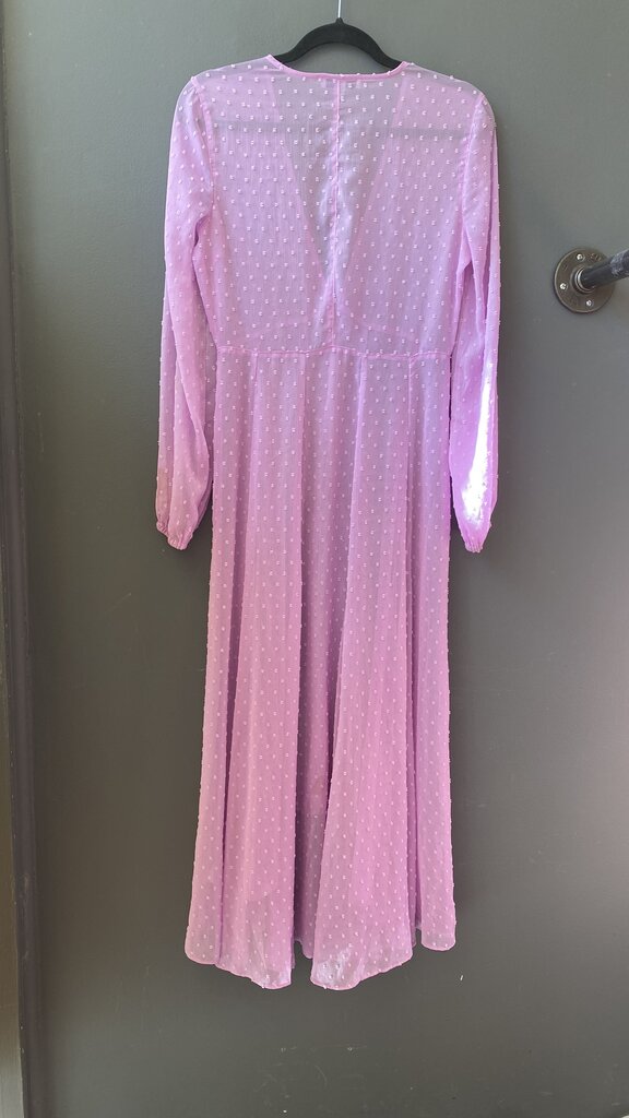 Swiss Dot Button Up Maxi Dress