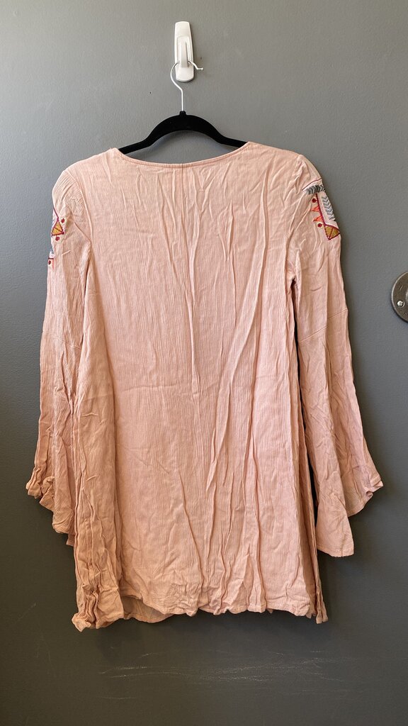 Embroidered Mini Dress