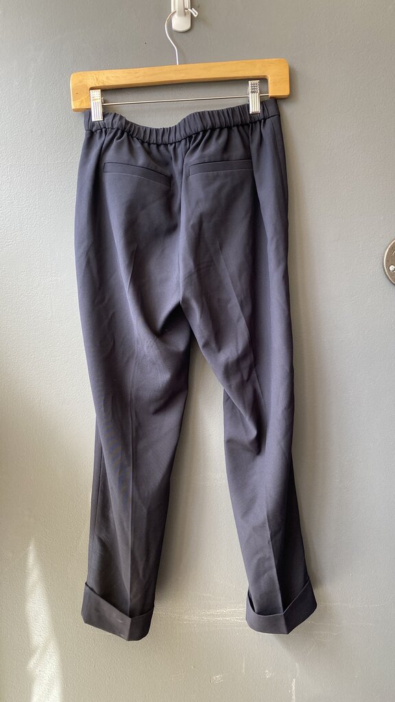 Elastic Back Slim Pants