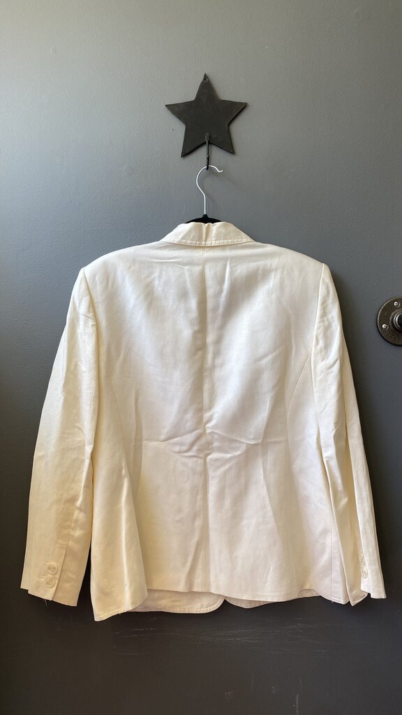 Linen Blend Utility Blazer