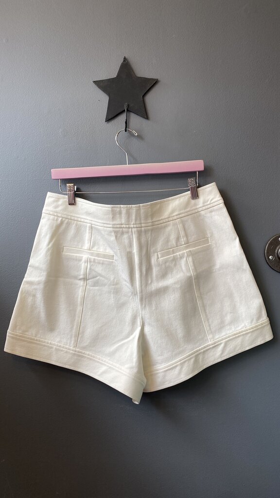 Button Side High Rise Shorts