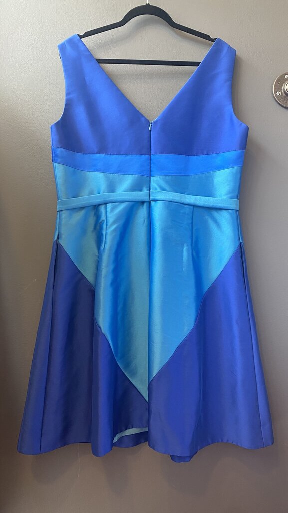 Satin Fit Flare Dress