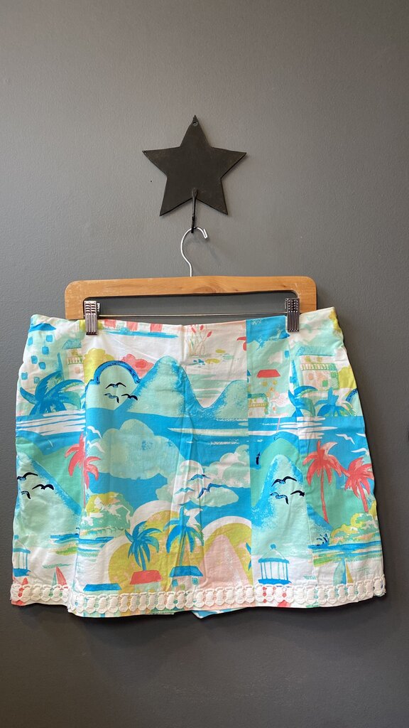 Petite Faux Wrap Skort