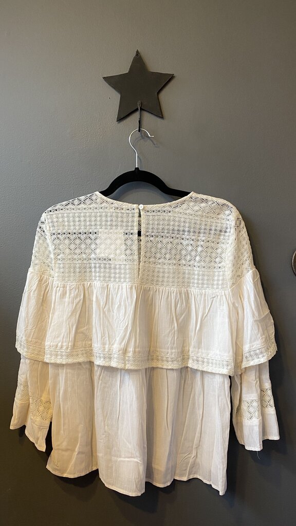Lace Trim Blouse