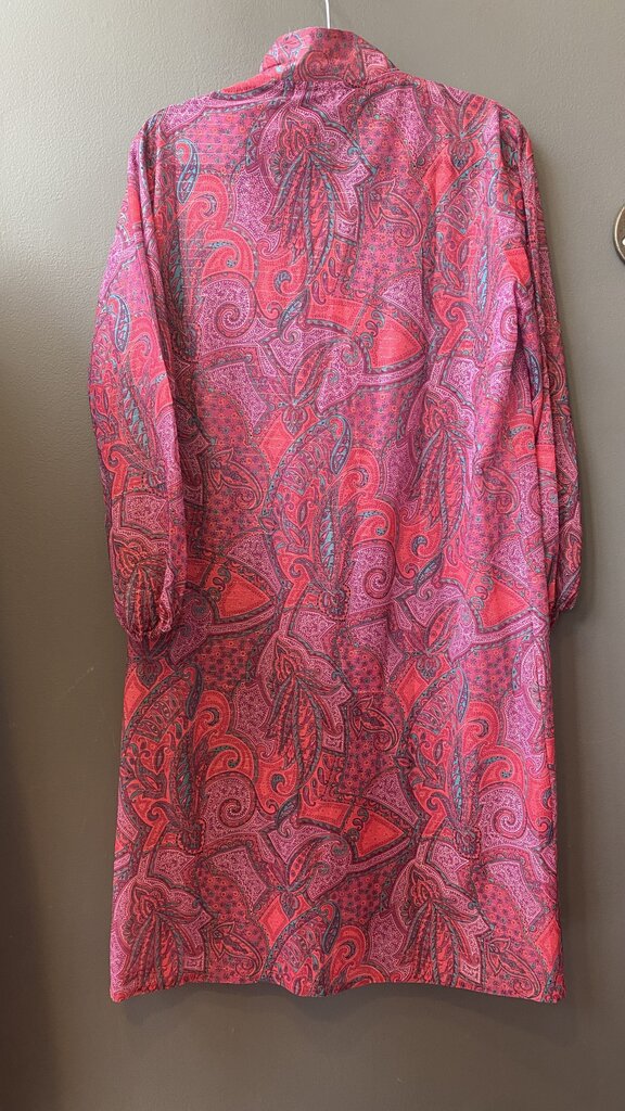 Vintage Zip Front Shirtdress