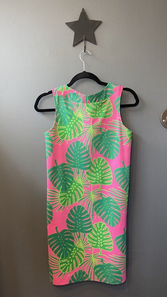 Monstera Leaf Shift Dress