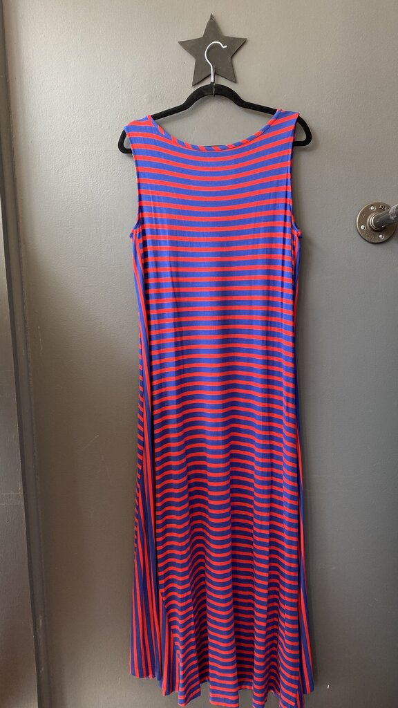 Stripe Knit Midi Dress