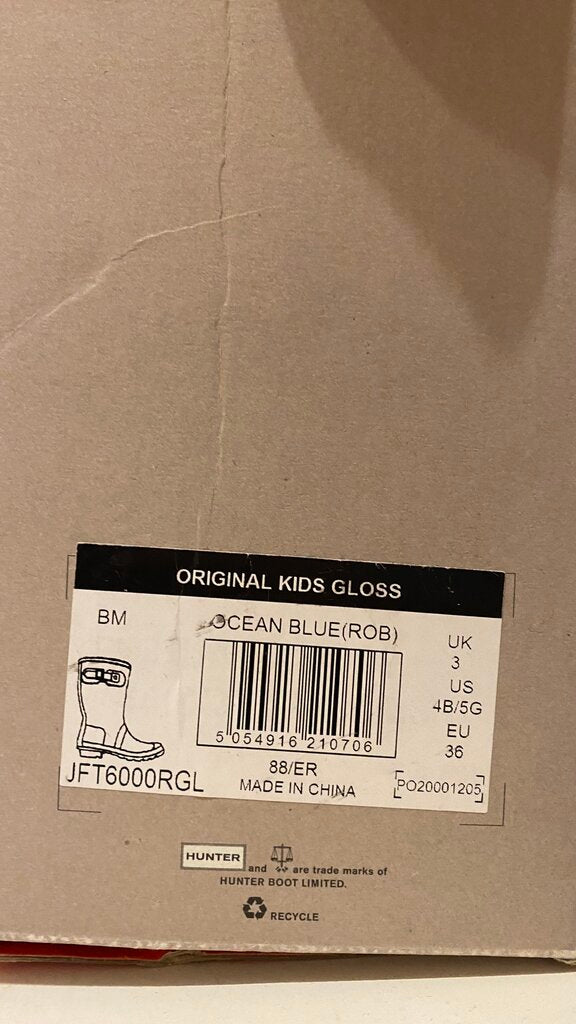 Gloss Rainboots Blue