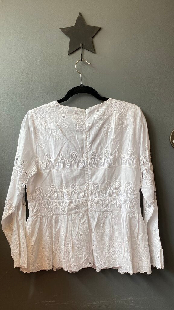 Lace Surplice Blouse
