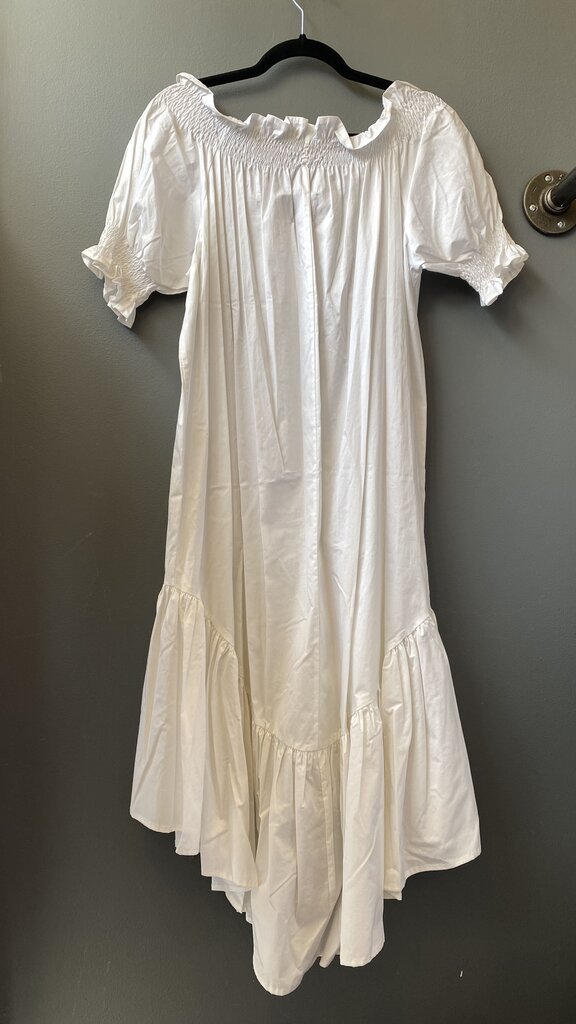 Ruffle Off the Shoulder Maxi Dress