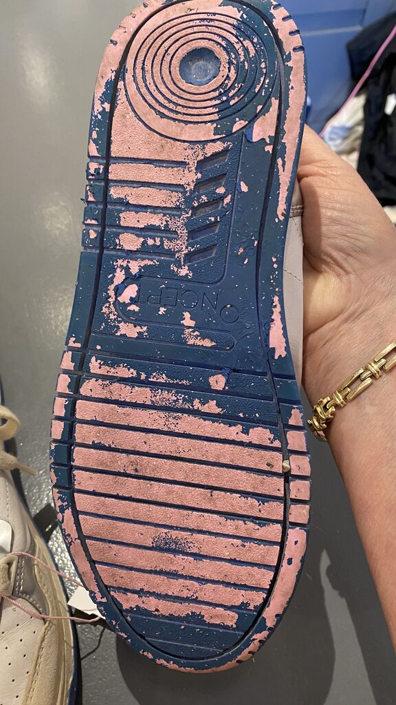 Leather Colorblock Sneakers