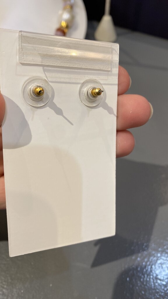 Acrylic Dangle Stud Earrings