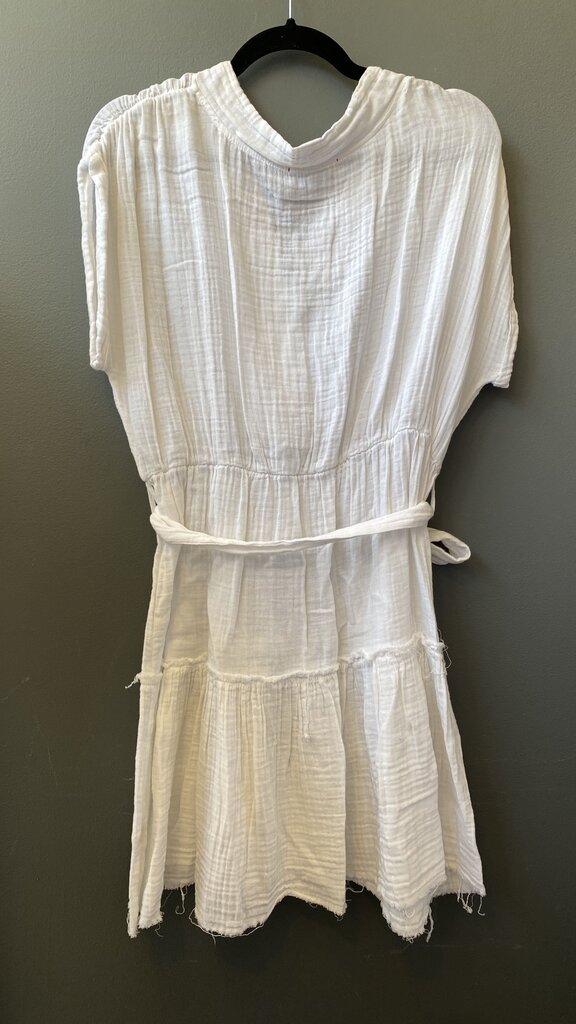 Gauze Fit Flare Mini Dress