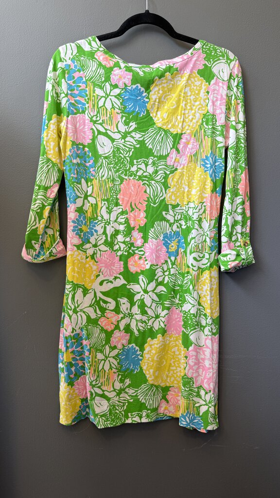 Floral Henley TShirt Dress