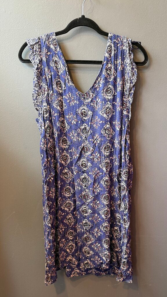 Stripe Sleeveless Shift Dress