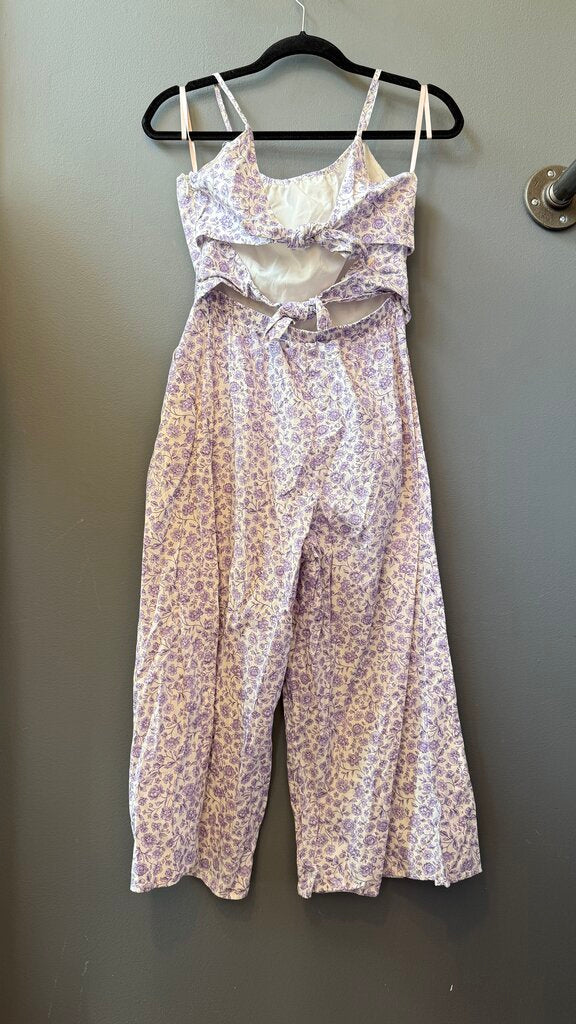 Bow Back Crop Jumpsuit