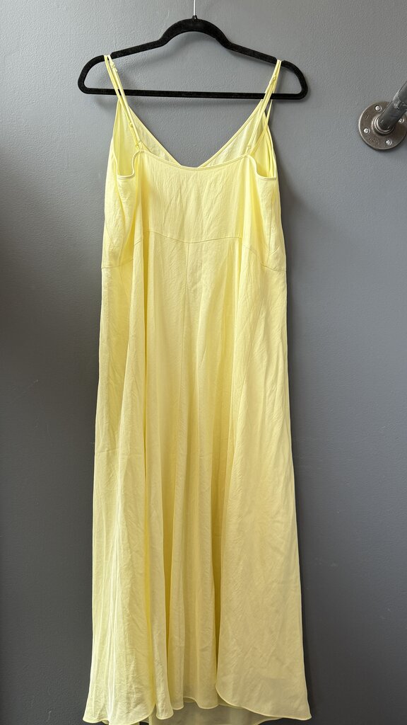 Double Layer V neck Midi Dress