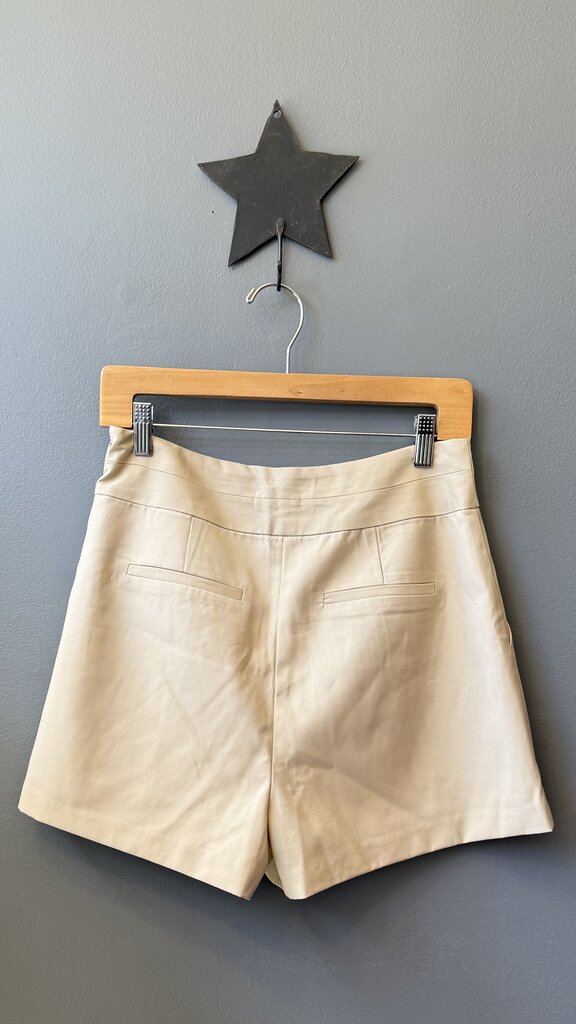 High Rise Khaki Shorts