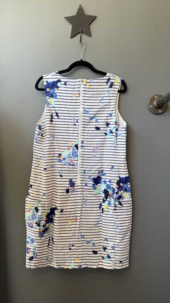 Stripe Floral Shift Dress