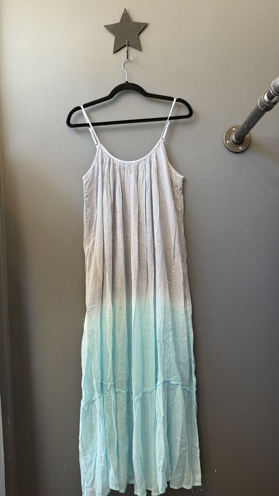 Metallic Thread Maxi Dress