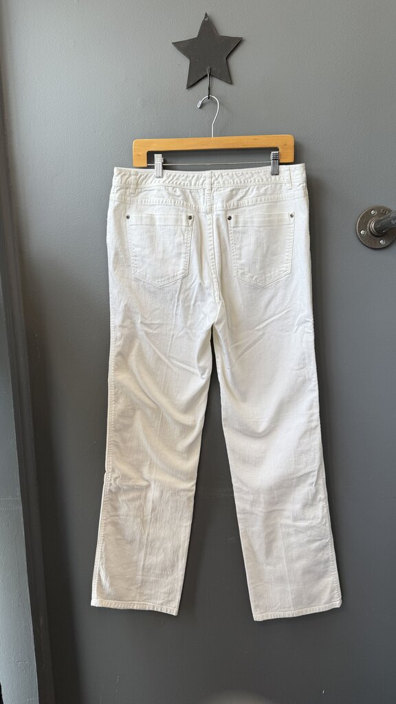 Straight White Jeans