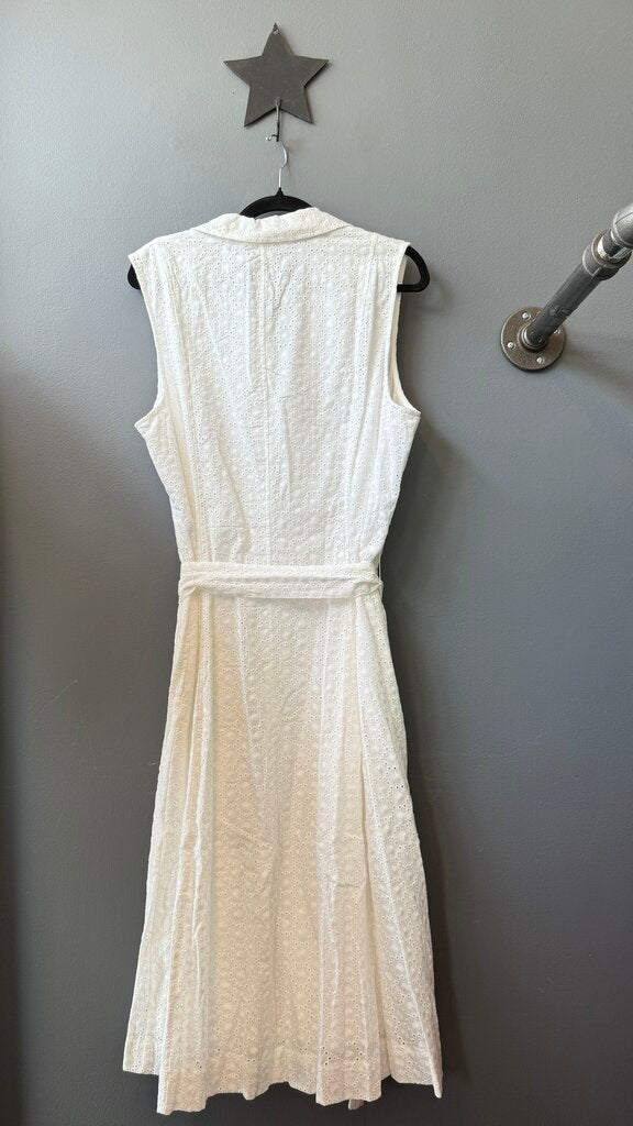 Eyelet Midi Shirtdress