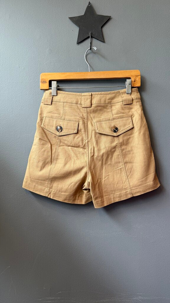 High Rise Cargo Shorts