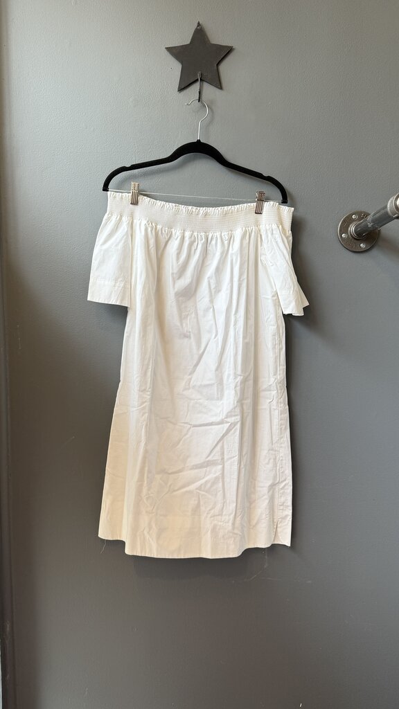 Smock Neck Off the Shoulder Dress