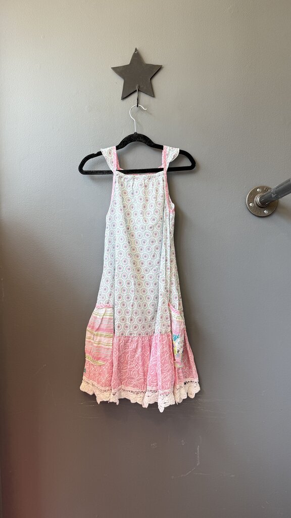 Drop Waist Ditsy Floral Dress