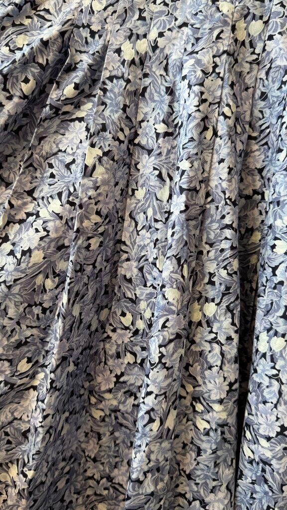 Floral Full Midi Skirt