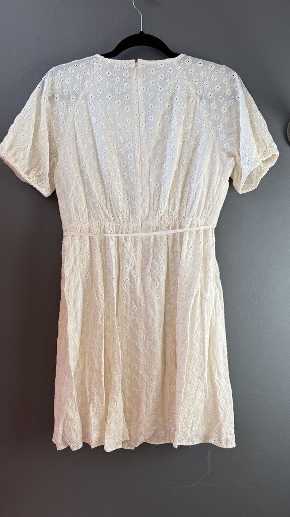 Eyelet Fit Flare Dress