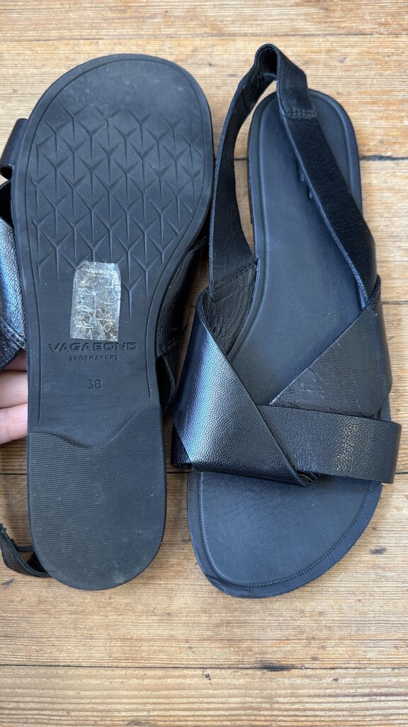 Leather Slingback Sandals