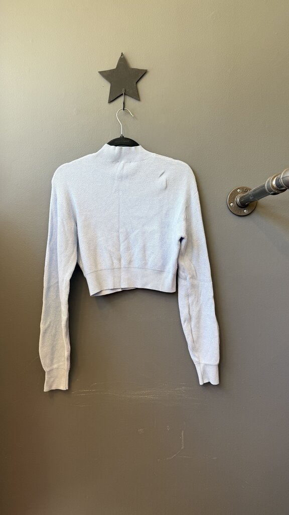 Mockneck Cropped Sweater