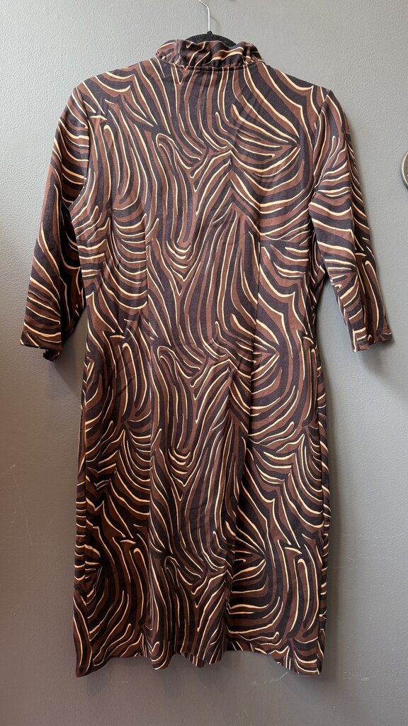 Ponte Knit Ruffle Neck Sheath Dress